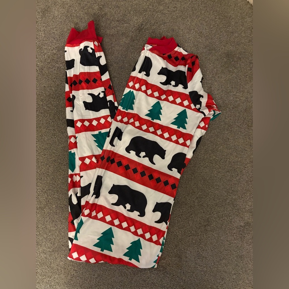 Christmas PJ onesie size large unisex